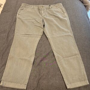 J. Crew Women's Khaki Green Ankle Pants